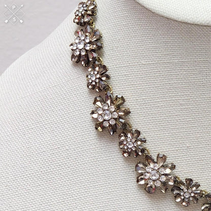 Elegant Necklace with Crystals