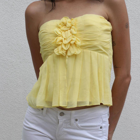 Bebe Yellow Top