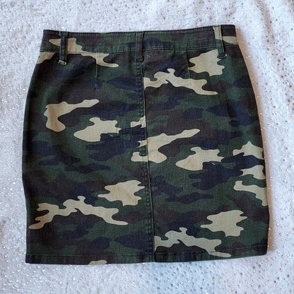 Camouflage  Mini-Skirt