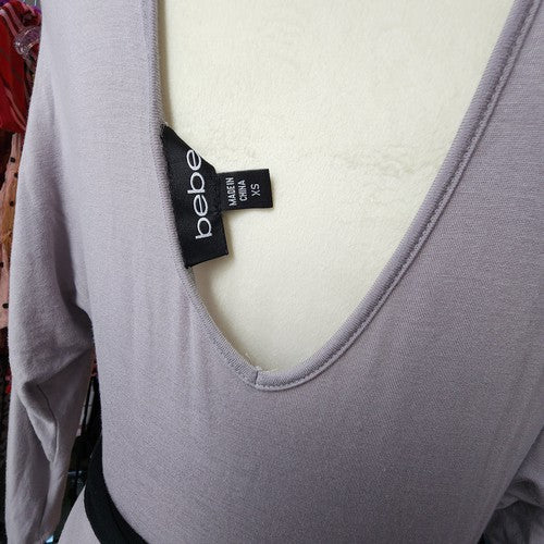 Bebe grey extra soft dress  + FREE necklace!!!