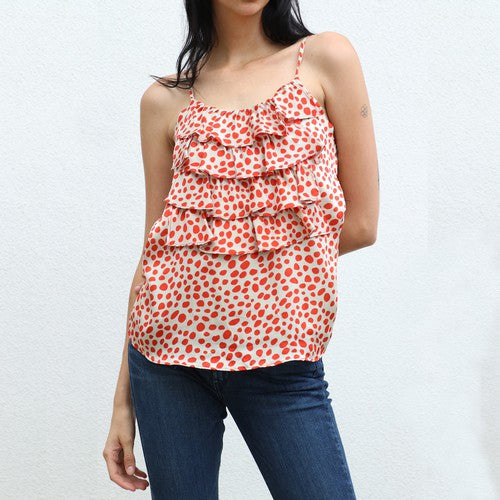 XXi clothing polka dot top