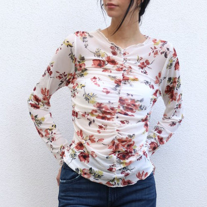 Polly & Esther Floral Top