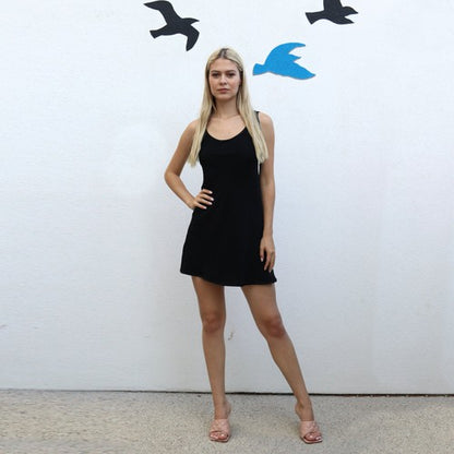 Simple black dress