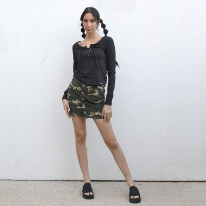 Camouflage  Mini-Skirt