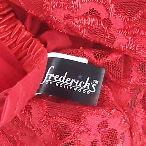 Fredericks of Hollywood Red